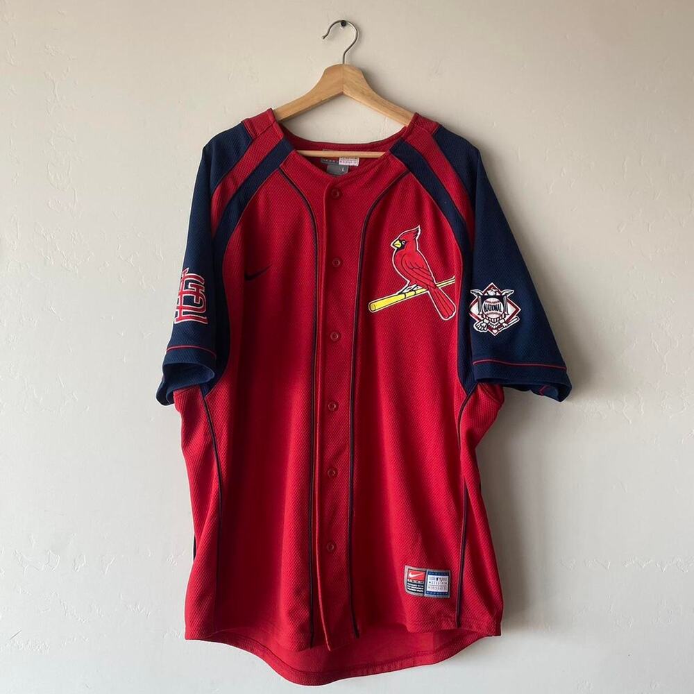 Vintage Nike St. Louis Cardinals DEADSTOCK Eckstein Jersey